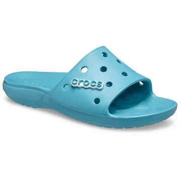 Chanclas Crocs Classic Hombre Aqua | Mexico 1283OKIR